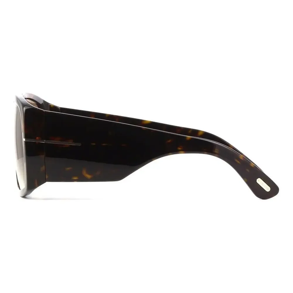 Tom Ford Raven FT1036/S Sunglasses Dark‎ Tortoise Brown Gradient 52F Italy NEW!!